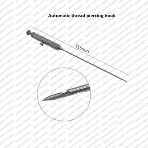 Aiguille à suture autoclavable en acier inoxydable 1,5 mm 2,2 mm, instruments laparoscopiques manuels, fermeture automatique par pénétration de fil - Product Image 2