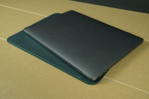 Stylish Soft Genuine <b>Leather</b> Casual Slim <b>Laptop</b> <b>Sleeve</b> with Custom Logo LLS-0092 - Product Image 2