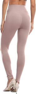 LIGHTBACK Women's Workout Leggings High Waisted Stretchy Soft Ankle Length Yoga Pants Gym <b>Tights</b> Spandex/<b>Nylon</b> Anti-Bacterial - Product Image 3