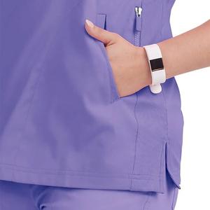 Fashionable Stretchy Woven Medical Hospital Nursing <b>Scrubs</b> Sets Jogger Suit OEM Unisex Nurse <b>Scrub</b> UniformsaHigh Quality Latest - Product Image 3
