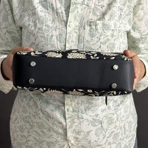 Genuine Leather Crossbody Bag Patterned Flap Shoulder <b>Laptop</b> BagLarge Capacity Lightweight <b>Handbag</b> for Travel Daily Use - Product Image 4