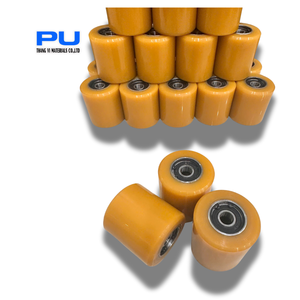 Roue à rouleaux en polyuréthane à cœur en acier, conception écologique, dureté Shore 55A-98A, service de moulage pour machines - Product Image 5