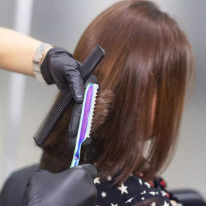 Rasoir de coiffure professionnel à tête rotative en plastique avec lame en acier inoxydable pour une coupe de cheveux lisse – Prix usine - Product Image 3