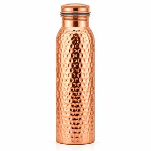 Botella de Agua de Cobre con 2 Tazas, Juego de Bebidas Reutilizables de Metal, Accesorios Modernos para Bar, Viajes, Hogar y Oficina - Product Image 4