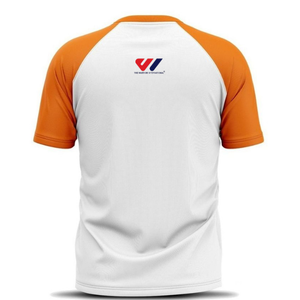 Camiseta Deportiva Raglán para Hombre, Manga Corta, Algodón, Transpirable, Secado Rápido, Logotipo Personalizado, Ropa de Equipo, Absorción de Humedad, Rendimiento, OEM - Product Image 5