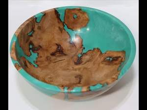 Bol élégant en résine époxy sans BPA et en bois d'acacia pour la décoration de restaurants haut de gamme et l'aménagement de repas à domicile par Apex Align - Product Image 2