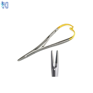 Porte-aiguille Mathieu, porte-aiguille chirurgical avec mors fins dentelés pour une manipulation précise des aiguilles à suture - Product Image 1
