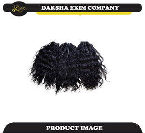 Vente en gros de cheveux du temple du sud de l'Inde Prix d'usine de fermeture Cheveux humains vierges Remy bruts avec texture droite Prix bon marché - Product Image 3