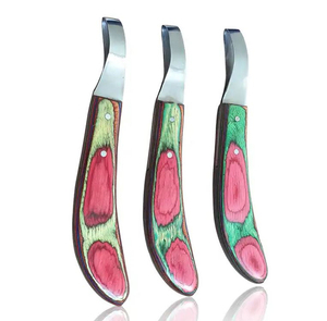 Comfortable Non Slip Easy & <b>Safe</b> To Use Veterinary Surgical Instruments Equestrians Use Farrier <b>Tools</b> Hoof Knives - Product Image 2