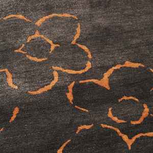 Tapis de luxe moderne en laine et viscose tufté à la main – Moquette personnalisée à poils hauts et bas pour salon et hôtel - Product Image 2