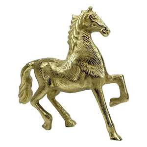 27cm H X 8cm W X 30cm L Aluminium Horse Figurine 30x27x8cm Handmade Modern Animal Sculpture Tabletop Decor Living Room Art Jaffs - Product Image 4