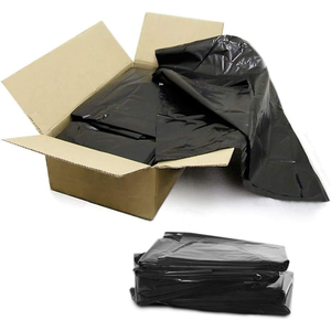 ถุงขยะสีดำแบบผูกปิด ถุงขยะใช้แล้วทิ้งสำหรับใช้ในครัวเรือน - Product Image 6
