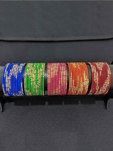Ensembles de Churiyan brodés à la main sur mesure, 12 pièces, nouvelle mode, magnifiques bracelets pour filles, main gauche et droite, designs personnalisés - Product Image 5