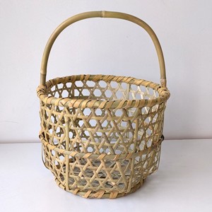 Cesta de orquídeas tejida de bambú de alta calidad, cestas de flores hechas a mano en oferta, precio bajo - Product Image 1