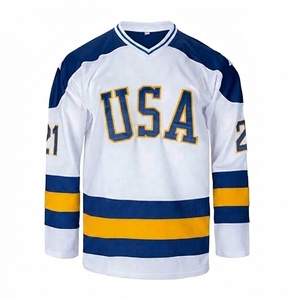 Uniforme de hockey sur glace par sublimation - Qualité supérieure, tissu 100% polyester 280g résistant et à séchage rapide, couleurs personnalisées, manches longues, sur mesure - Product Image 3
