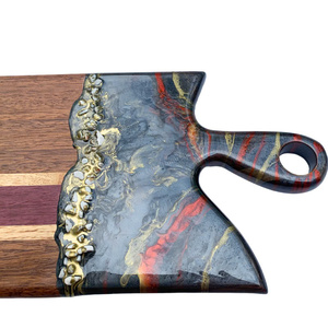 Juego de Posavasos de Resina de Madera de Tendencia 2026, Posavasos Personalizados con Impresión, Posavasos de Resina Epoxi, Regalos de Decoración de Hogar de Lujo - Product Image 4