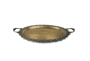 Bandeja Decorativa de Latón Hecha a Mano para Uso Comercial, Hostelería, Decoración de Hogar de Lujo y Decoración de Bodas - Product Image 4