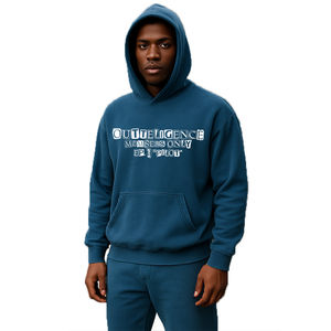 Conjunto de Sudadera con Capucha y Pantalones de Chándal OEM, Estilo Vintage Y2K, Desgastado, con Efecto Descolorido por el Sol, Corte Holgado, Hombros Caídos, Fabricante - Product Image 6