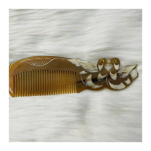 Buffalo Horn Comb Smooth Polished Natural Wide Tooth <b>Hair</b> Comb Handmade <b>Head</b> Massage Low MOQ Vietnam Supplier 99 GD - Product Image 6
