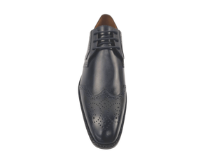 Zapatos Oxford Formales para Hombre, Punta Puntiaguda, Cordones, Suela de Goma, Forro de Cuero Genuino, para Oficina y Carrera, Todas las Temporadas - Product Image 2