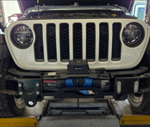 TRAP OVERLAND 12V power winch Electric Winch 12V Synthetic Rope 4x4 truck 13500LBS Off Road Towing Electric Winch Rescue - Product Image 1