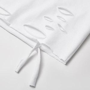 T-shirt décontracté pour homme avec logo personnalisé, effet vieilli, lavage vintage, coton épais, fournisseur en gros, OEM ODM - Product Image 4