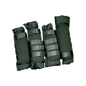 Bande élastique en maille pour ventre de cheval blanc avec anneau en D, sangle de selle épaisse, prévient les piqûres de mouches et de moustiques pour housse de peitorale d'hiver - Product Image 4