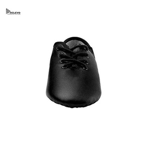 Chaussures de danse jazz en cuir noir, semelle souple et flexible, légères, confortables, à enfiler, pour la pratique et les spectacles, unisexe - Product Image 4