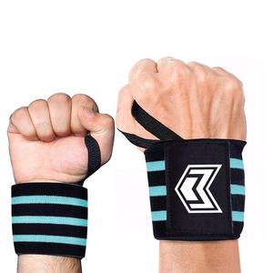 2024 Custom Pro Line Heavy Duty 18 \ "Enveloppes de poignet de gymnastique élastiques respirantes Fitness Protection de sécurité Boucle de pouce pour l'haltérophilie - Product Image 2