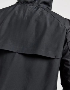 Chaqueta Cortavientos Casual de Poliéster con Capucha para Hombre, Estilo Urbano, para Otoño, con Cierre de Cremallera, Color Liso, Corte Regular - Product Image 5
