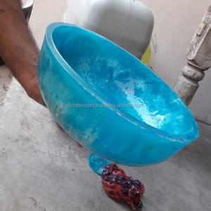 Bol à soupe intérieur décoratif en résine Bol extérieur décoratif en résine pour la vaisselle domestique d'Inde - Product Image 3