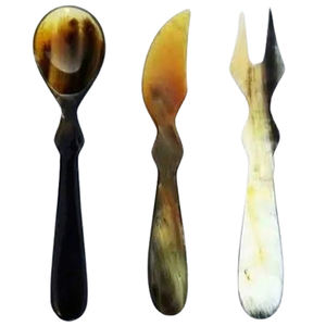 Ensemble de couverts de service en acier miroir, personnalisable, vaisselle durable, accessoires de table à manger - Product Image 1