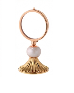 Reloj de Mesa Circular Plateado Antiguo con Base de Bronce, Decoración para el Hogar, Pieza Decorativa, Monstrancia - Product Image 5