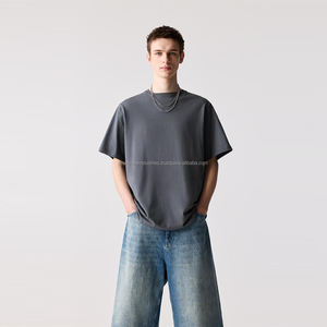 Vente en gros 100% coton O-Neck Hommes T-Shirt Conceptions Personnalisées Surdimensionné Fit 250 GSM Mix Designs Prix Pas Cher - Product Image 1