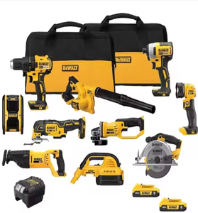 ชุดเครื่องมือไฟฟ้าไร้สาย DEWALT 20V MAX ของแท้ใหม่เอี่ยม ชุดคอมโบ 10 ชิ้น - Product Image 1