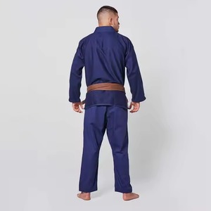 Uniforme de Jiu Jitsu Azul para Hombre, 100% Algodón, Ropa de Artes Marciales Resistente, Talla Adulto, Corte Regular - Product Image 2