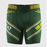 Shorts de grappling MMA UFC pour hommes, en polyester, respirants, légers, à séchage rapide, écologiques, avec sublimation, taille élastique, style streetwear