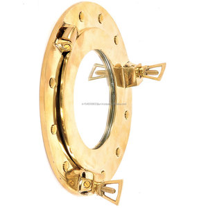 Hot Selling Aluminum Gold Plated <b>Porthole</b> <b>Mirror</b> Metal <b>Porthole</b> <b>Mirror</b> for Home Decoration New Wall <b>Mirror</b> in Wholesale Price - Product Image 3