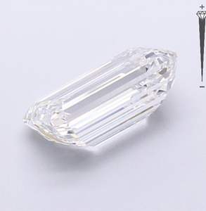 Diamante Cultivado en Laboratorio con Certificación IGI, Corte Esmeralda de 4.42 CT, Color D, Claridad VS1, CVD LG 705543805 ROYAL GEMS para Joyería - Product Image 4