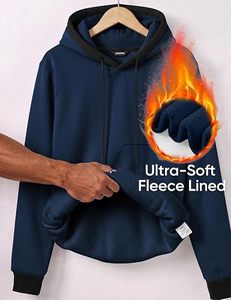 Sweat-shirts d'hiver en coton de haute qualité pour hommes, vente en gros, personnalisables, en molleton polyester/coton, imperméables, impression sur mesure - Product Image 5