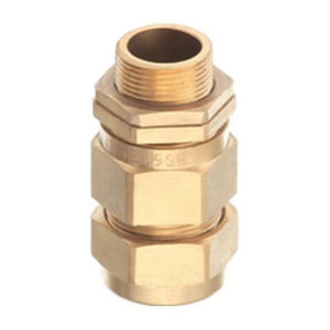 Garniture de compression double en laiton robuste, haute performance, pour câblage industriel blindé et non blindé - Product Image 1