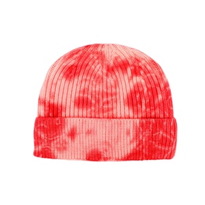 หมวกบีนนี่ถักลายไล่สีแบบไท-ได สำหรับฤดูหนาว ให้ความอบอุ่น พร้อมปักโลโก้ รับผลิตแบบ OEM จำนวนมาก - Product Image 3