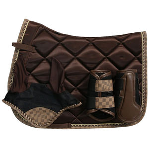 Almohadillas de satén de algodón personalizadas para sillas de montar western, ligeras y clásicas, al por mayor, conjuntos de protección para caballos, botas de tendón y botas de campana. - Product Image 2