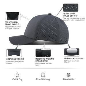 custom made Quality Baseball Hats Men Solid Outdoor Casual Snapback Trucker Hats for men - Product Image 4