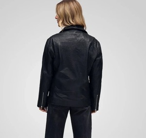 Vintage Genuine Leather <b>Jacket</b> Casual <b>Biker</b> Motorcycle <b>Jacket</b> - Product Image 3