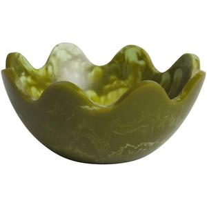 Nouveau bol en résine de haute qualité, bol à fruits multicolore en résine, design moderne fait main, vaisselle avec logo personnalisable, sans BPA - Product Image 1