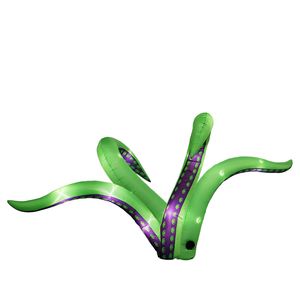 Confezione da 2 Tentacoli di Polpo Gonfiabili con Luci LED per Halloween, Decorazioni Impressionanti per Esterni e Giardino - Product Image 1