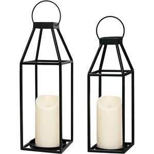 Modern <b>Silver</b> Gold Metal Candle <b>Lantern</b> Decorative Glass Pillar Candle Holder Wedding Centerpiece Hanging <b>Lantern</b> for Garden - Product Image 6