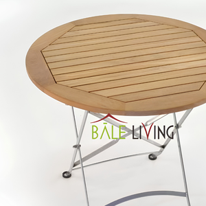 Esta mesa, fabricada con madera de teca de alta calidad y hierro, ha sido probada para garantizar su calidad, resistencia y durabilidad. - Product Image 3