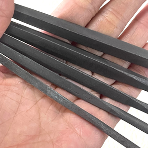 Juego de Limas Triangulares Medianas de 180 mm, Acero Industrial Resistente, Corte Suave, 5 mm de Grosor, Extremo Redondeado, Natural, PRECIO BAJO - Product Image 6